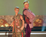 I'm not sure what the heck these two were thinking when they got dressed?!