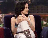 Angelina on The Tonight Show.