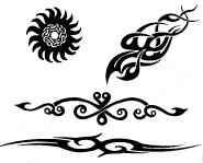 Temporary tattoos are great fun.