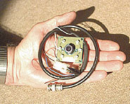 Cameras come in all sizes, like this tiny one.