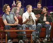 *NSYNC on The Tonight Show with Jay Leno, 2001.