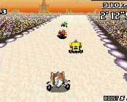 Hit the tracks for high-speed racing action.