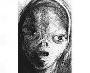 Betty described an alien that looked like this.