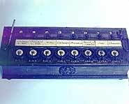 The first counting machine.