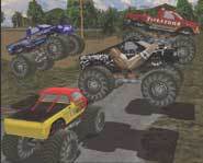 Flying Monster Trucks coming through.