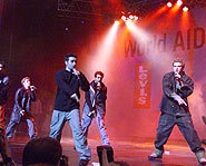 *NSYNC always lends a helping hand!
