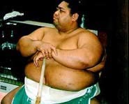 Sumo Wrestler Waiting His Turn