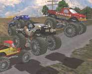 Big bad burly trucks.