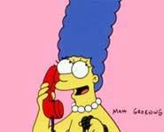 Marge and her humongous hair.