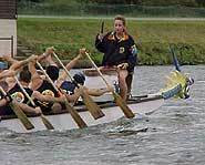 Paddlers race to the sound of their own drummer.