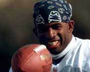 Deion may soon have to change his head dress.