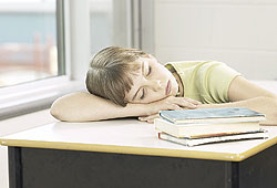 You need at least nine hours of sleep every night to concentrate in school the next day.