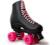 A pair of Urban Roller roller skates by RollerGirl.