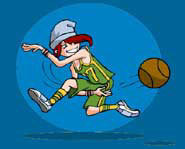 Playing basketball is a great way to improve your fitness and have fun.