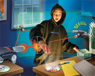 Picture of the Wild Planet Lazer Tripwire spy toy.