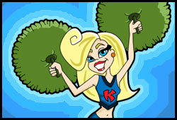Quiz the Coach for cheerleading tips and other sports and fitness advice.