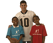 Big Brothers Big Sisters pairs volunteers with kids who need a caring adult in their lives.