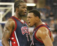 Photo of Paul Pierce at the 2004 Summer Olympics in Athens.