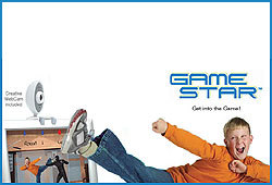 The Game Star Web Cam allows you to step into video games and chat live with friends!