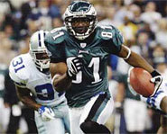 Picture of Terrell Owens - one of Kidzworld's picks as worst athlete of the year.