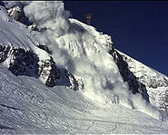 Uh oh! Avalanche - head for cover!