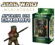 We review the Star Wars Miniatures: Attack on Endor strategy game set right here!