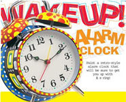 The Creativity For Kids Wake Up! Alarm Clock is a great craft kit for kids.