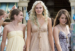 Sara Paxton, Emma Roberts and JoJo star in the mermaid movie, Aquamarine.