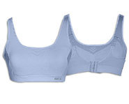 A sports bra can provide support for the breasts and prevent them moving during athetic activity.