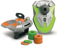 Picture of Dodge Discs - an outdoor toy that lauches foam discs from Wild Planet Toys.