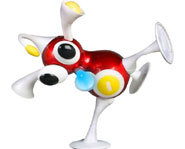 Photo of the iZ animatronic DJ from Zizzle.