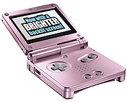 The Game Boy Advance SP in Pearl Pink!