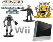 Get the 411 on the Nintendo Wii and exclusive previews of the new figs from the Star Wars Miniatures: Champions of the Force expansion set!