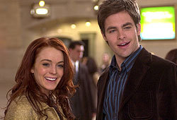 Lindsay Lohan and Chris Pine star in Just My Luck.