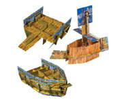 Build your own pirate ship with Klutz's How To Build A Pirate Ship build cards.