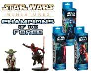 We review the lightsaber-packin' horde of Jedi and Sith in the Star Wars Miniatures: Champions of the Force expansion set.