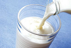Calcium is a mineral that's found in dairy products like milk.
