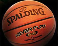 Photo of the Spalding Neverflat Basketball.