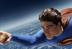 Brandon Routh stars in the 2006 movie, Superman Returns.