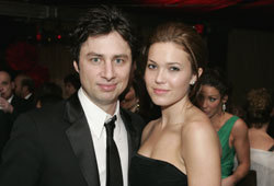 Mandy Moore and Zach Braff broke up in June 2006.
