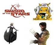 We have preview pics and video of Marvel: Ultimate Alliance and Sword of the Stars!