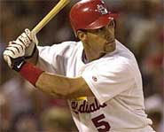 Photo of Albert Pujols, who will be playing in the 2006 MLB All Star Game.