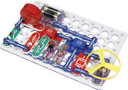 Picture of the Snap Circuit Jr. electronic kit.
