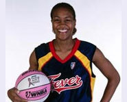 Picture of Tamika Catchings, who plays for the WNBA's Indiana Fever.