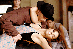 Channing Tatum and Jenna Dewan make an unlikely dance duo in Step Up.