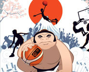 The 2006 World Basketball Championships are in Japan.
