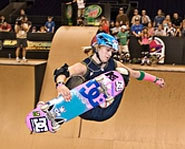 Picture of Lyn Z Adams Hawkins at X Games 12.