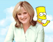 Nancy Cartwright is the voice of Bart Simpson and Todd from The Replacements!