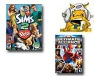 Get the scoop on Hilary Duff in The Sims 2 Pets and download Ultimate Avengers preview videos of Iron Man and Mr. Fantastic!