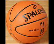 Picture of the new Spalding NBA Basketball.